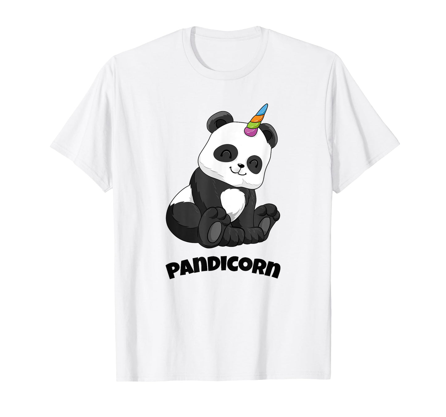 Pandicorn Unicorn Shirt Panda Lover Bear Rainbow Girl T-Shirt