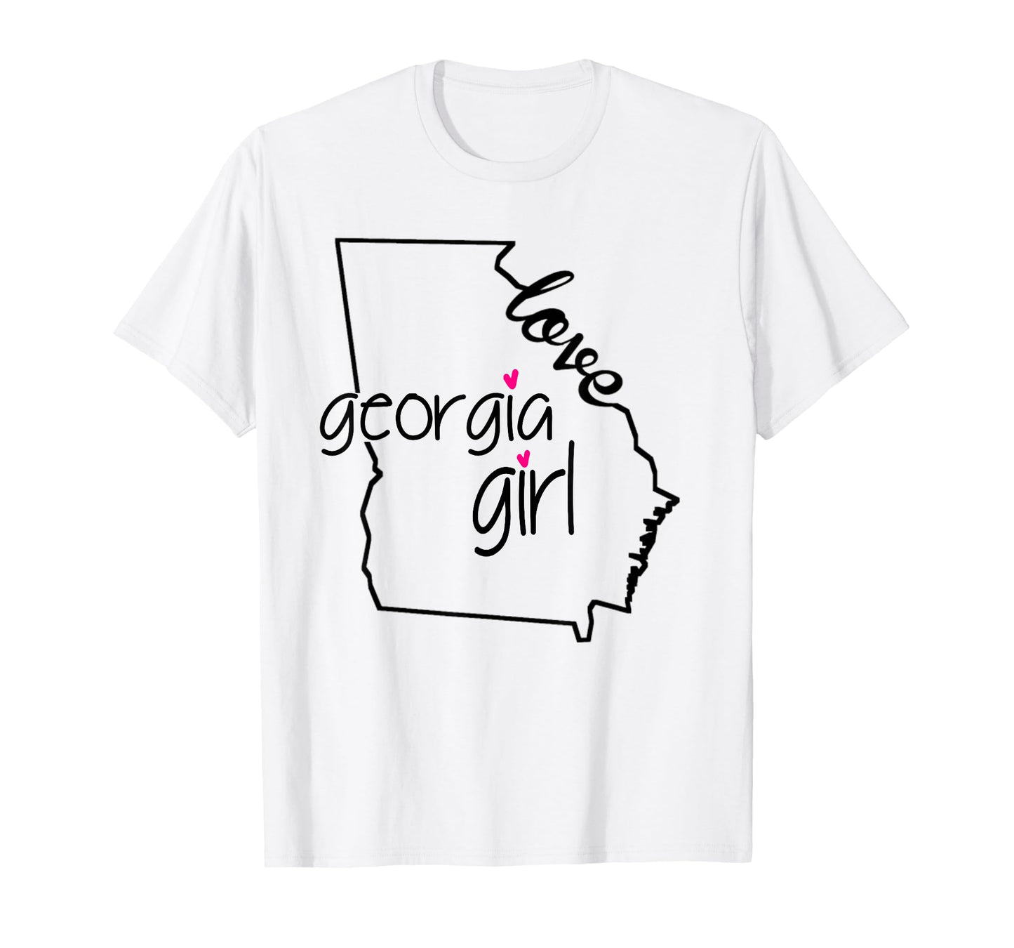 Georgia Girl Tshirt I Love Georgia Home Tee Peach State T-Shirt