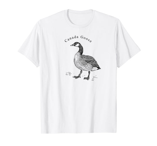 Canadian Goose Standing T-shirt Waterfowl Lover T-Shirt