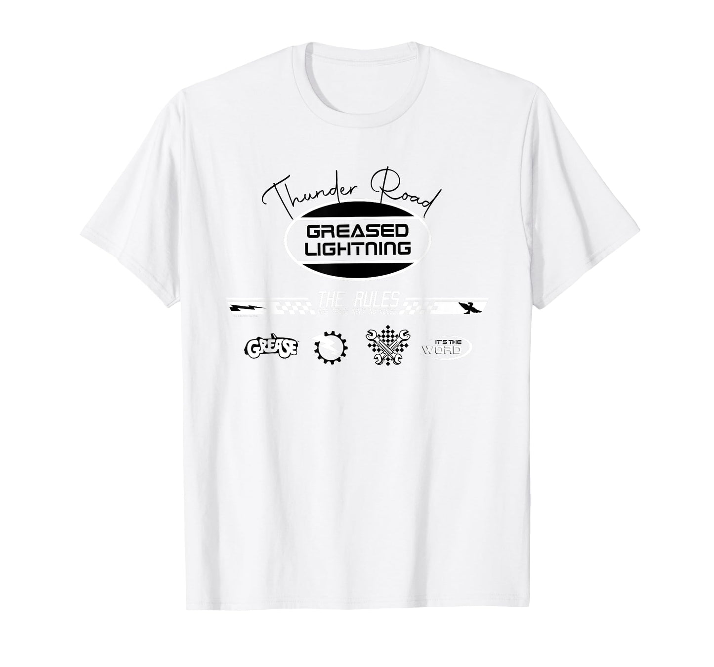 Grease Thunder Road Greased Lightning Movie T-Shirt