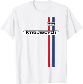 Oasis – Knebworth In White T-Shirt