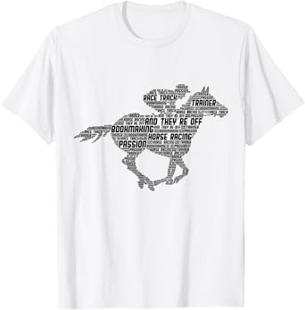 Horse Racing Jockey Derby Men T-Shirt