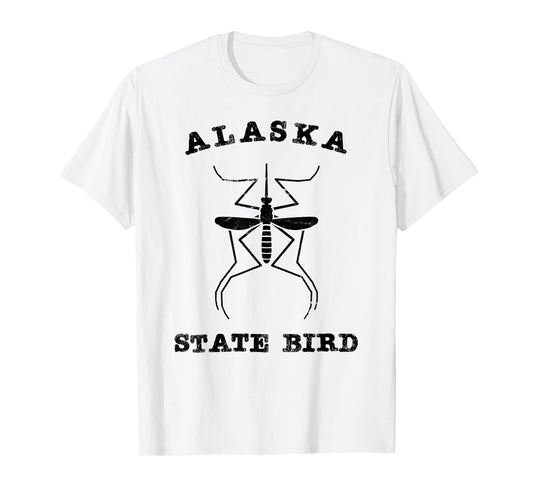 Alaska State Bird Mosquito T-Shirt
