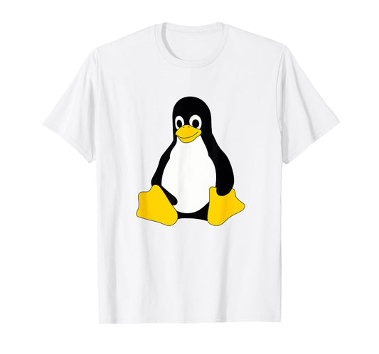 Linux Mascot Tux the Penguin Nerd Geek IT Person T-Shirt