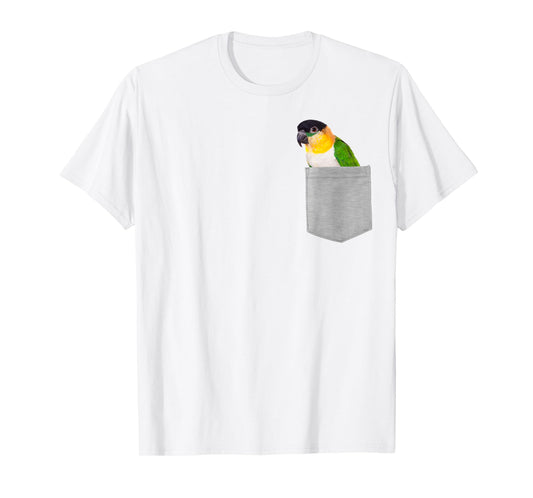 Animal in Your Pocket Funny Black-Headed Caique, Pionites m T-Shirt