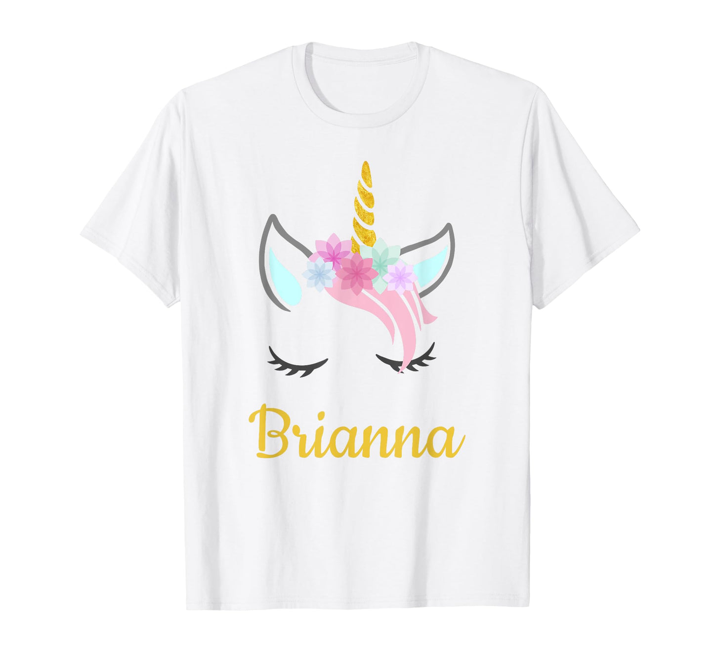 Brianna Unicorn Name Shirt for Brianna