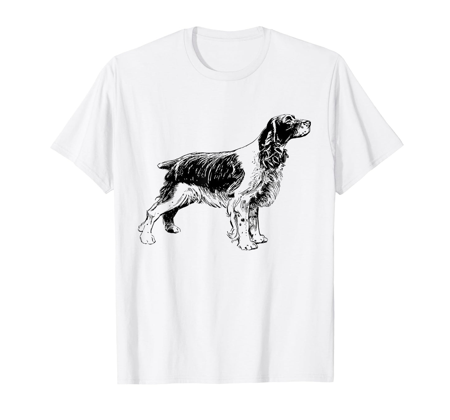 English Springer Spaniel T-Shirt English Spaniel Dog Tee T-Shirt