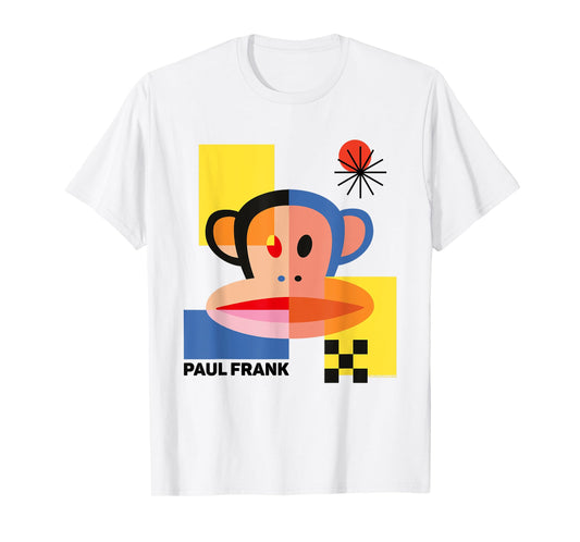 Paul Frank Julius Abstract 80s Block Art T-Shirt