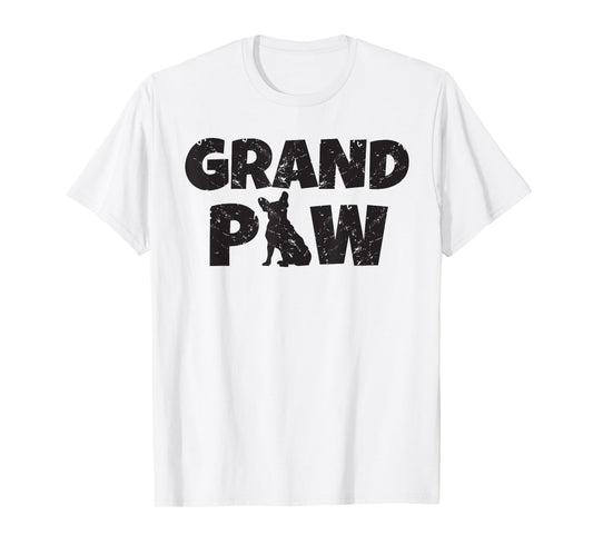 Dog Grandpa French Bulldog Grand Paw T Shirt Lovers Grandpaw T-Shirt
