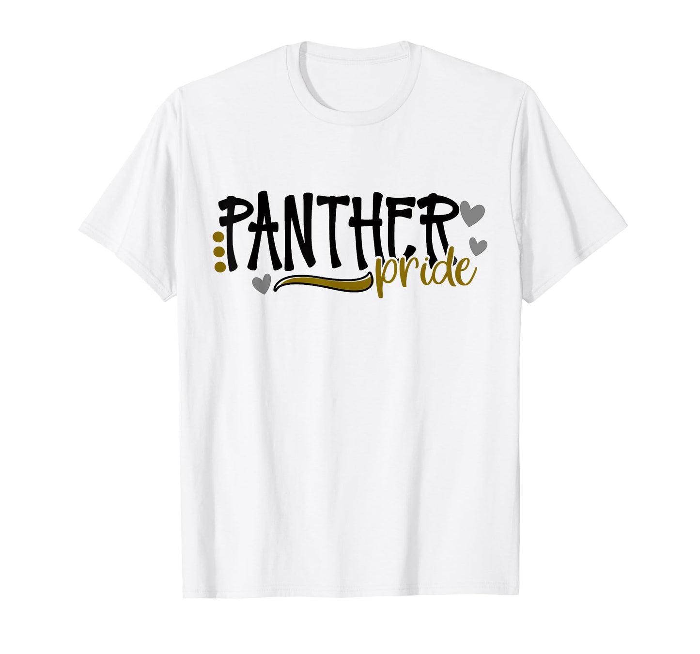 Panther Pride School Sports Fan Team Spirit T-Shirt