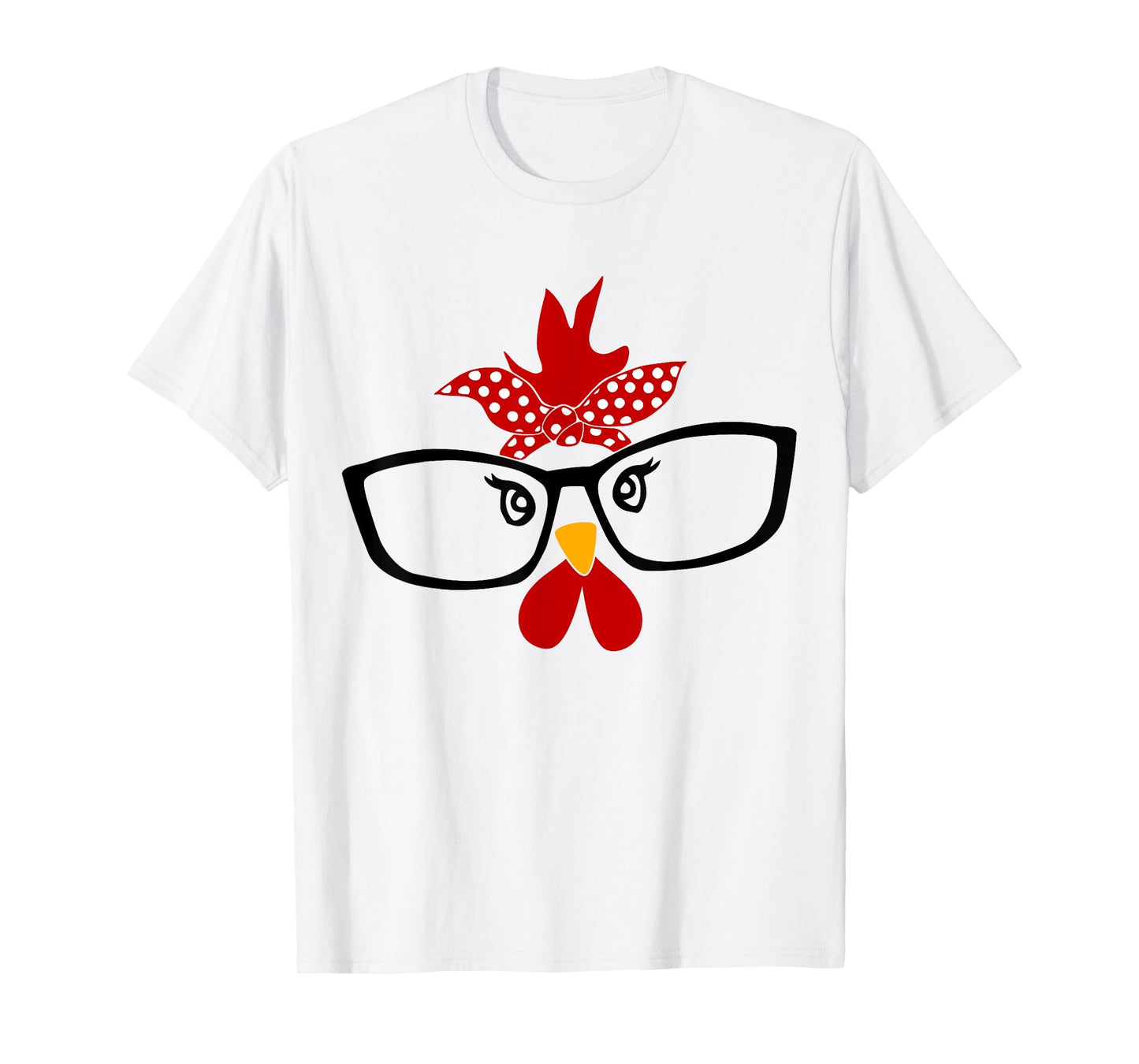 Funny Chicken Face Halloween Costume T-Shirt