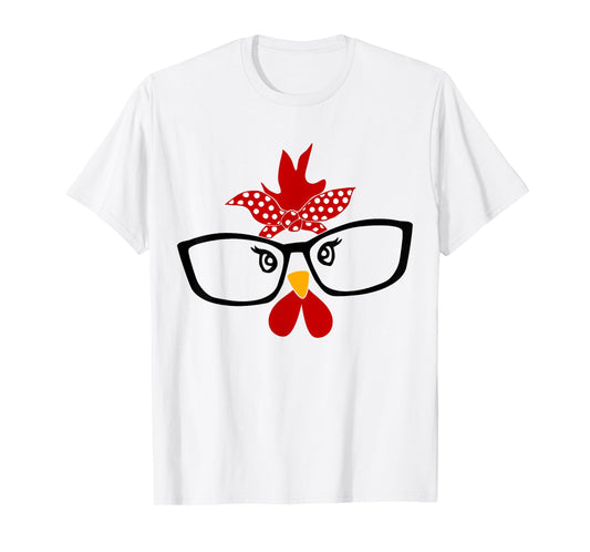Funny Chicken Face Halloween Costume T-Shirt