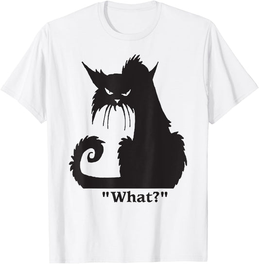 Cat What Funny Shirt T-Shirt