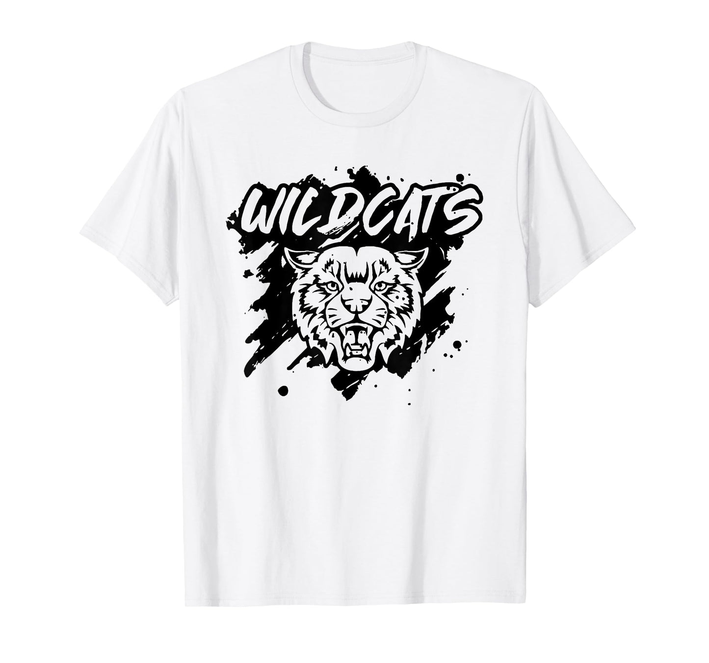 Wildcats Football School Sports Fan Team Spirit T-Shirt
