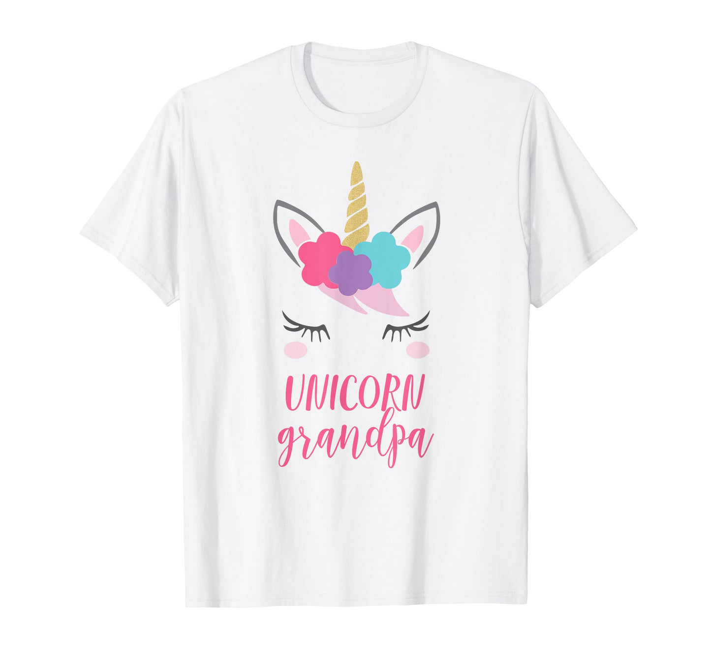 Unicorn Grandpa Gift, Unicorn Grandfather Shirt T-Shirt