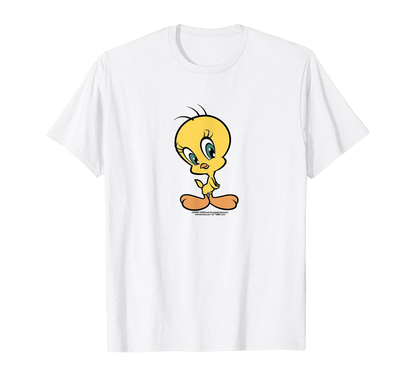 Looney Tunes Tweety Bird Cute Portrait Folded Hands T-Shirt