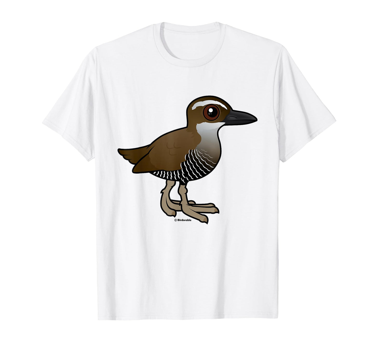 Cute Cartoon Guam Rail | Rare Endangered Bird Awareness T-Shirt