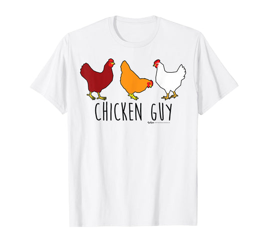 Chicken Guy Funny Farmers T-Shirt
