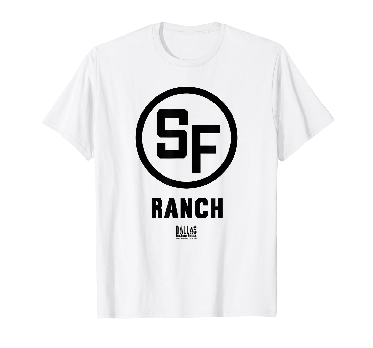 Dallas TV Series Southfork Ranch Gray T-Shirt