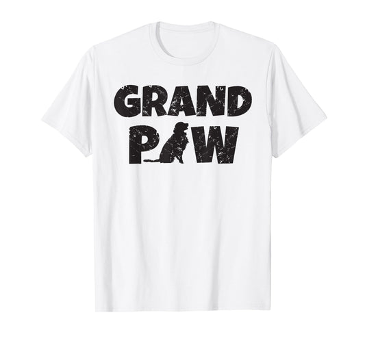 Golden Retriever Grandpa Grand Paw Shirt Dog Lover Grandpaw Men Women Kids T-Shirt