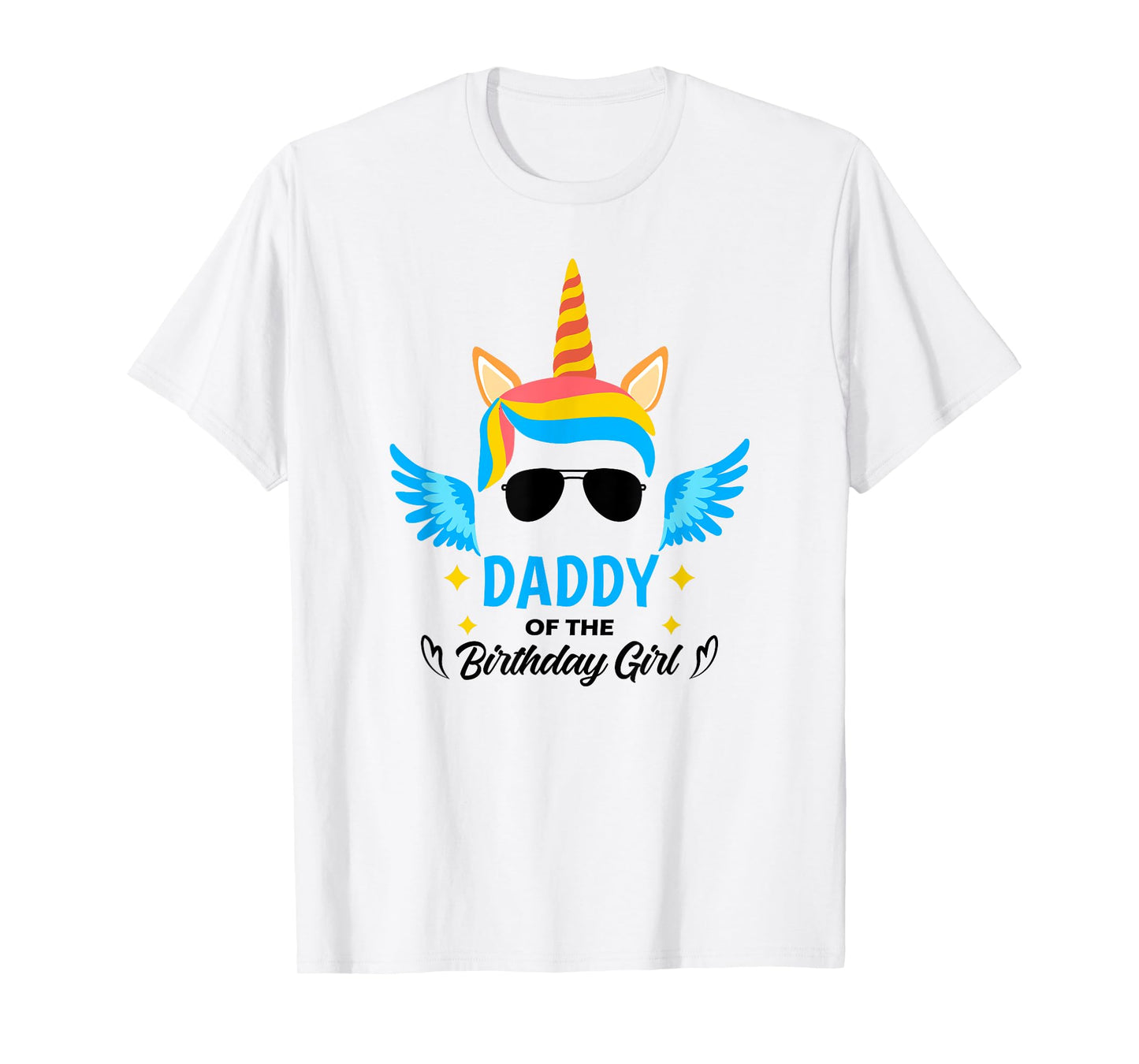 Daddy of The Birthday for Girl Father Unicorn First Birthday T-Shirt