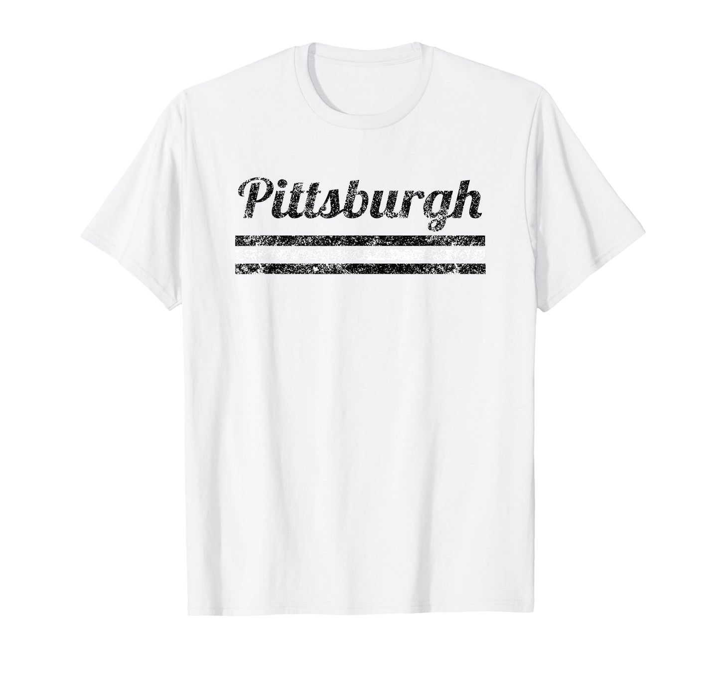 Pittsburgh Pennsylvania Retro Vintage Weathered Throwback T-Shirt
