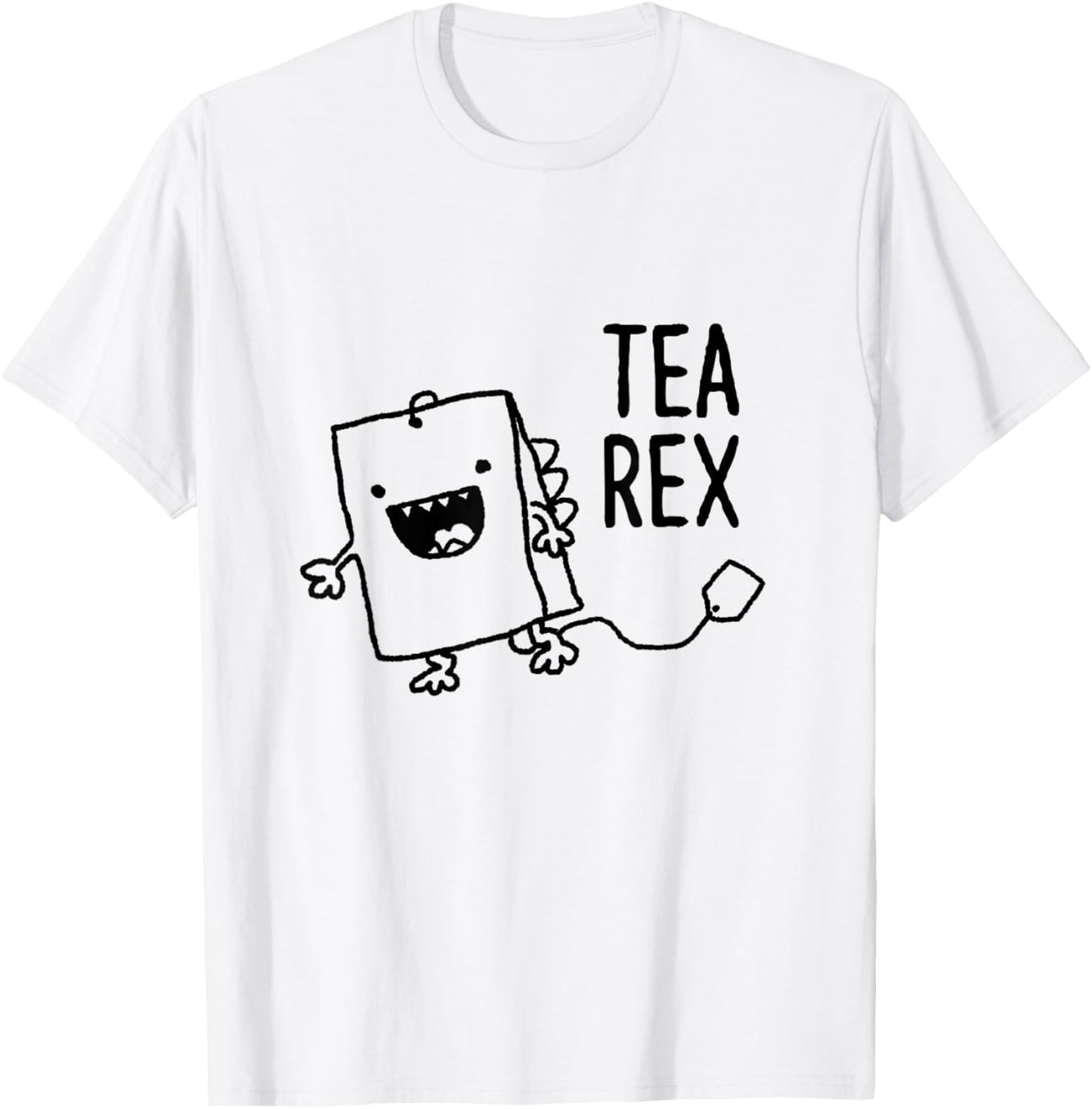 Cute Tea Rex Dinosaur Tea Bag T-Shirt