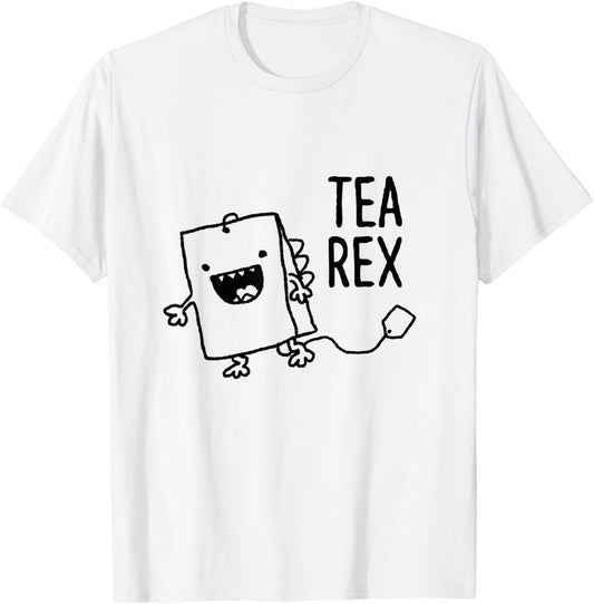 Cute Tea Rex Dinosaur Tea Bag T-Shirt