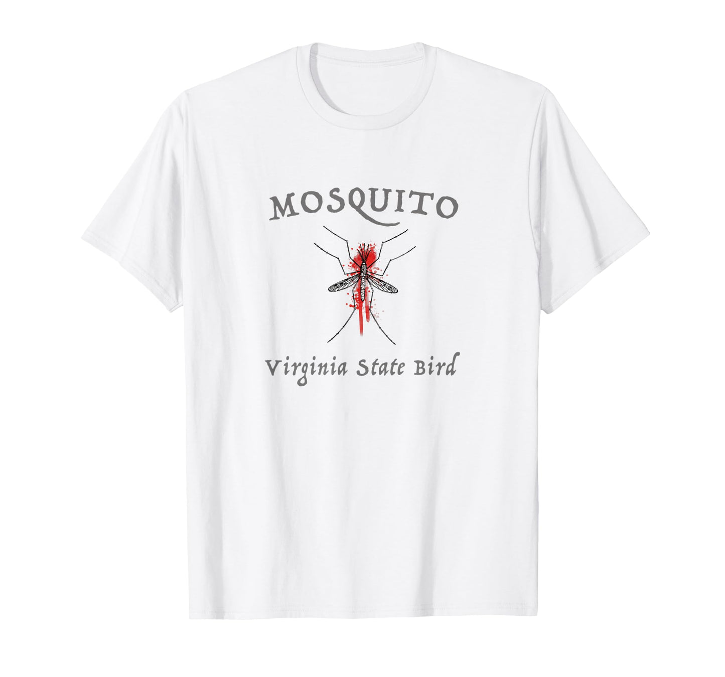Mosquito Virginia State Bird Funny Graphic T-Shirt