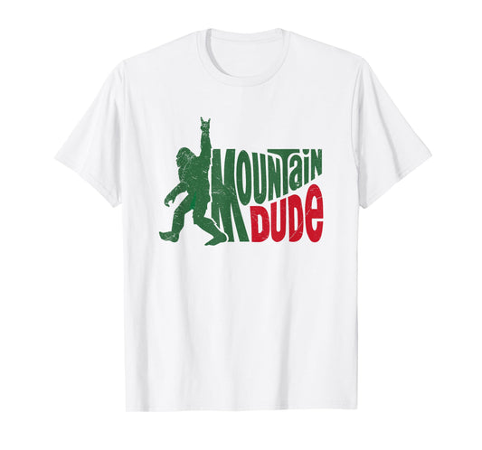 Mountain Dude Funny Bigfoot Sasquatch Hiking T-Shirt