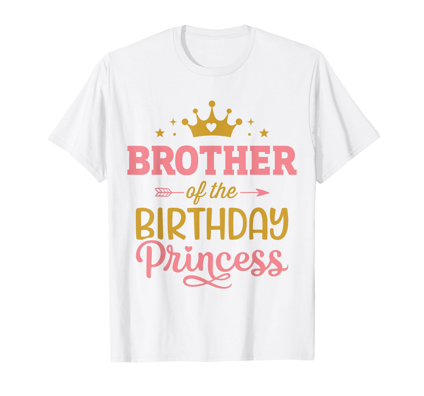 Brother of the birthday princess girl matching family party T-Shirt