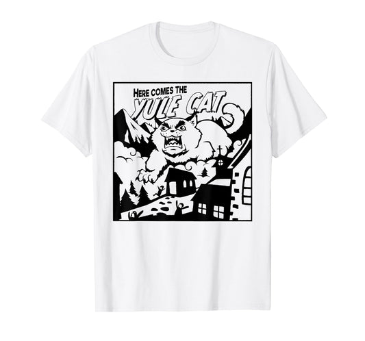 Yule Cat T-Shirt for Men Women