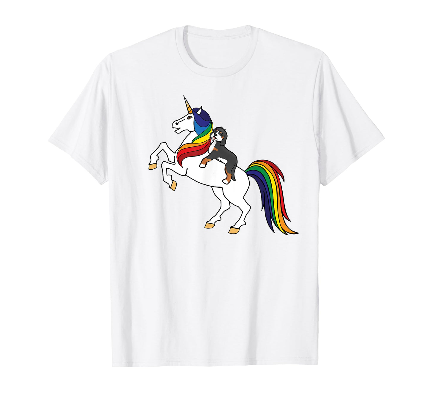 Cute Kids Womens Girls Unicorn Bernedoodle Dog Lover T-Shirt