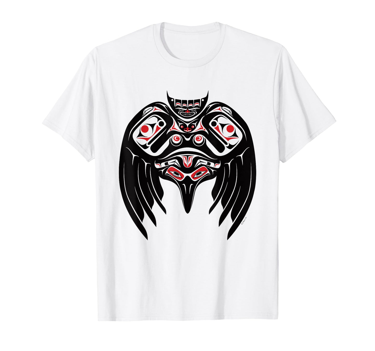 Raven in a Pacific North West Style, Native American Style T-Shirt