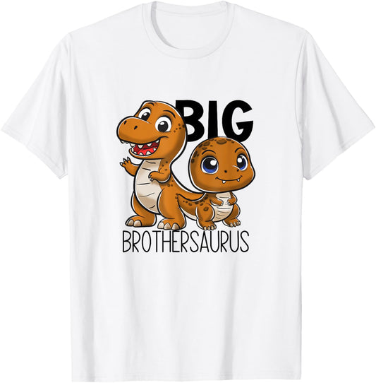 Dinosaur Brother Big Brothersaurus Brothers Siblings T-Shirt