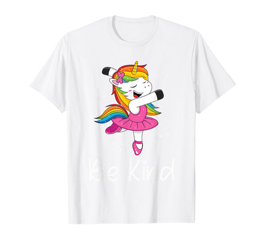 Dancing Unicorn Kids Be Kind Anti Bullying Unity Day Orange T-Shirt