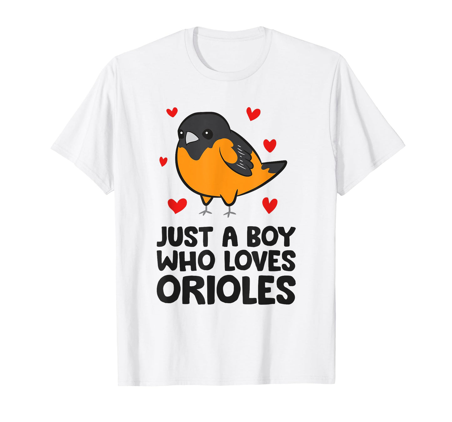 Just a Boy Who Loves Orioles T-Shirt