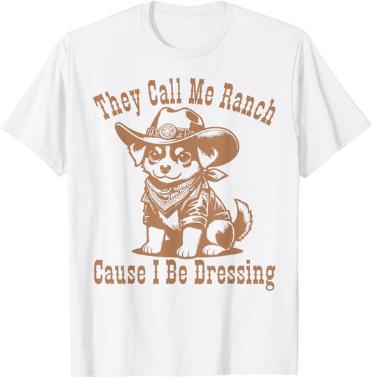 Funny Dog Cowboy T-Shirt