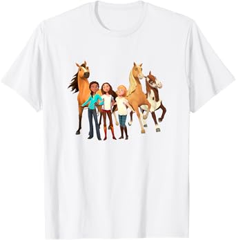 DreamWorks Spirit Riding Free - All Character T-Shirt