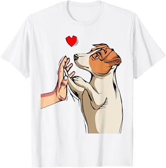 Jack Russell Terrier Love Dog Mom Funny Girls Gift T-Shirt