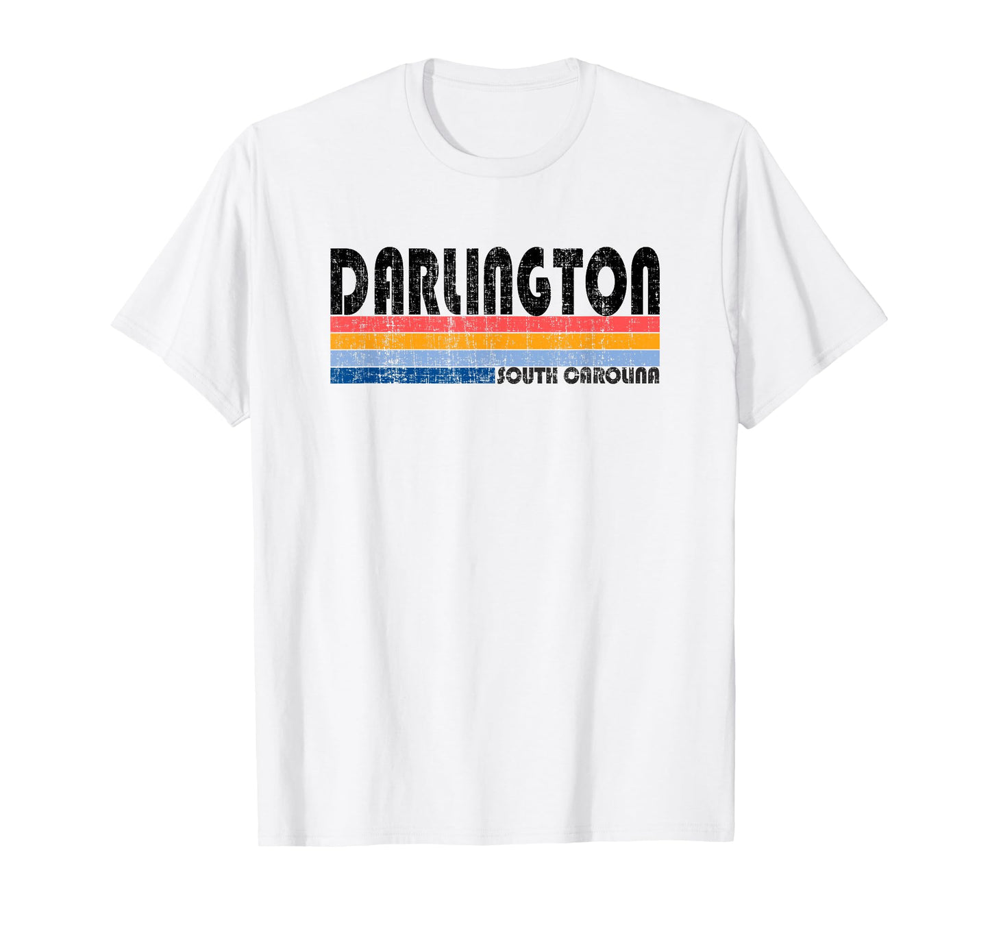 Darlington, SC Hometown Pride Retro 70s 80s Style T-Shirt