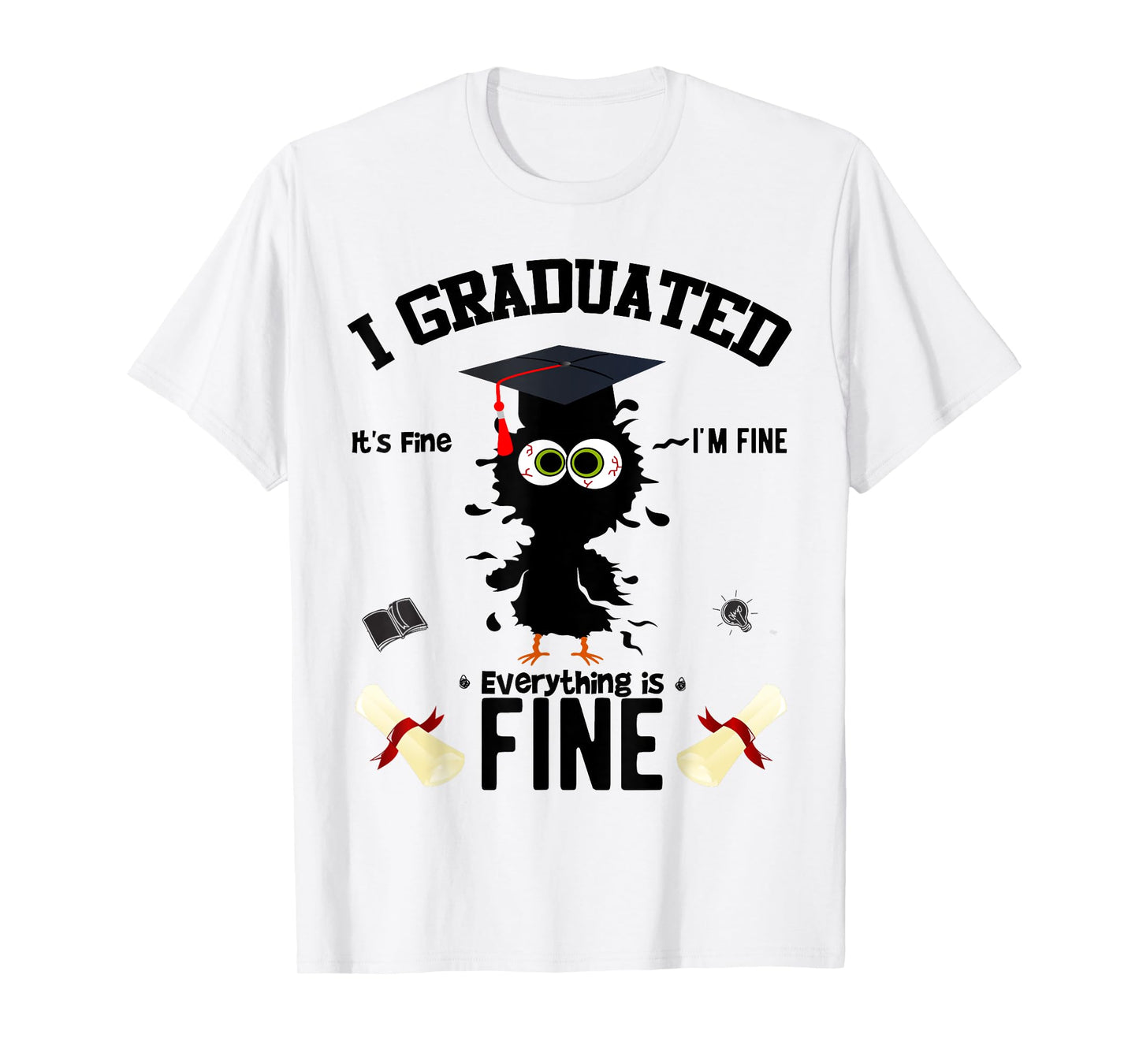I Graduated Funny Chicken Graduation Graduate Class 2023 T-Shirt