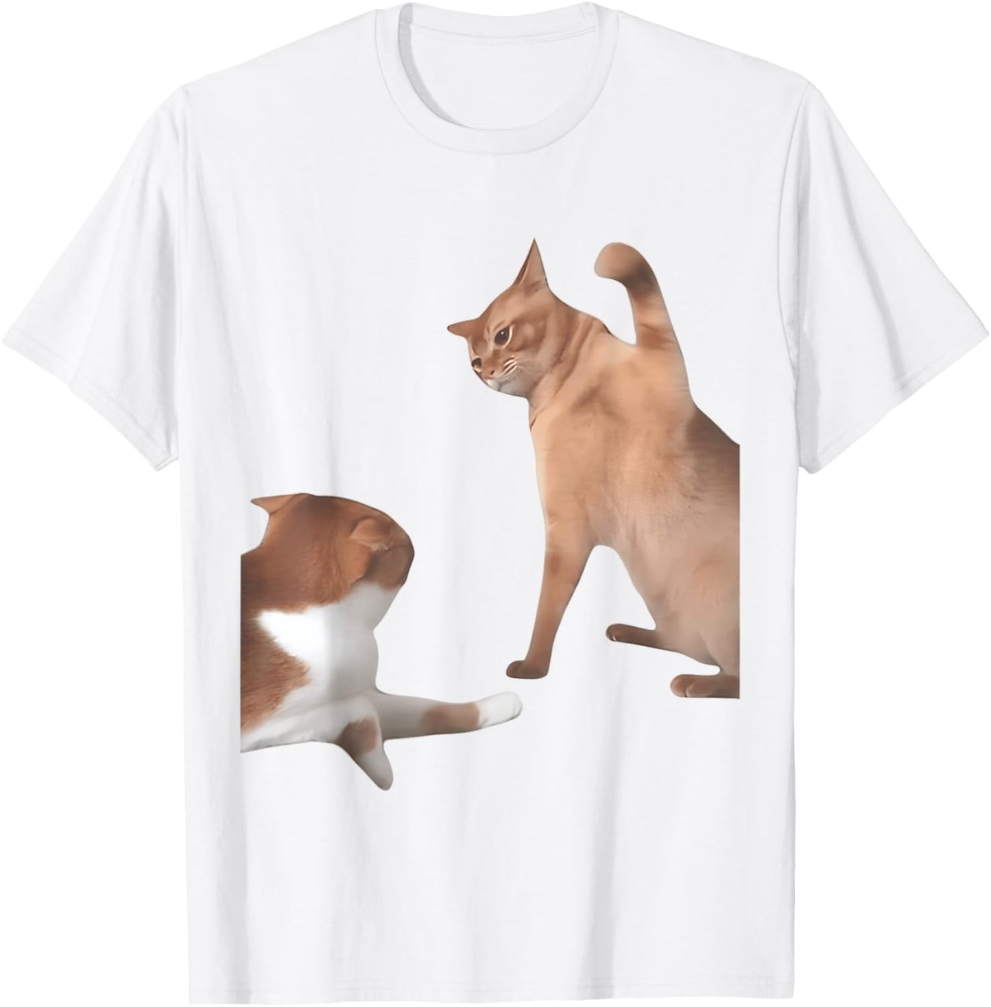 Cat Slapping Meme T-Shirt