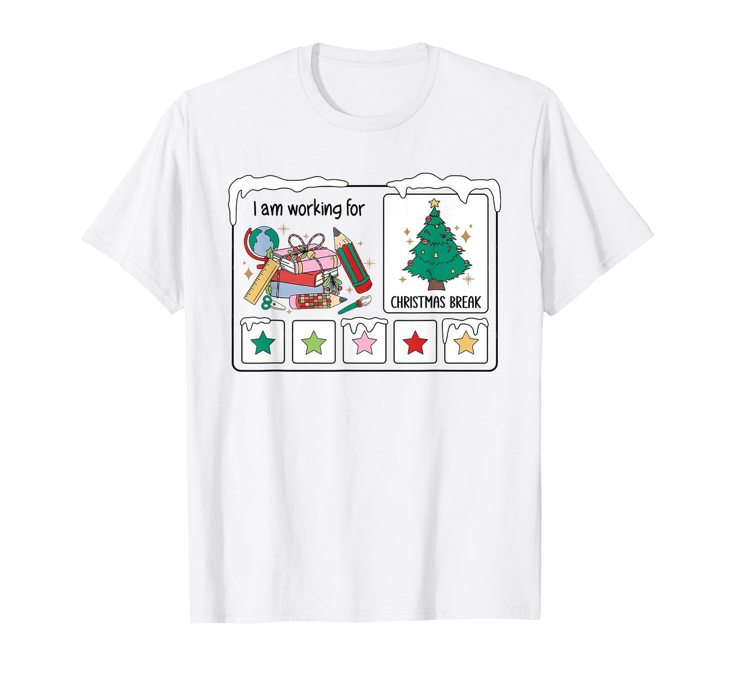 I Am Working For Christmas Break Special Education Teacher T-Shirt