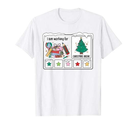 I Am Working For Christmas Break Special Education Teacher T-Shirt