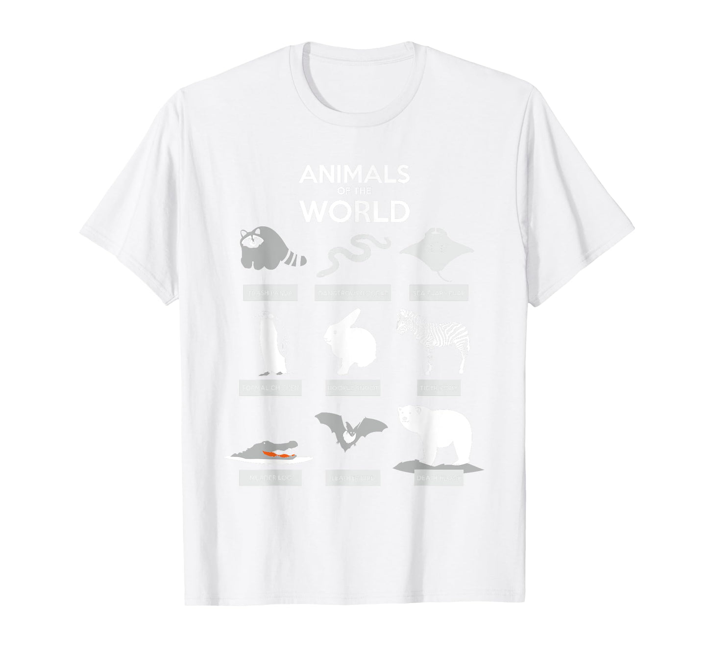 Animals Of The World T-Shirt | Funny Wild Animals Shirt