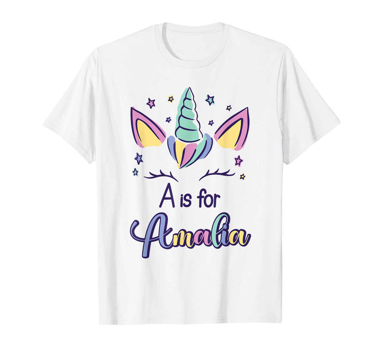 First Name Amalia Personalized A Is For Amalia T-Shirt