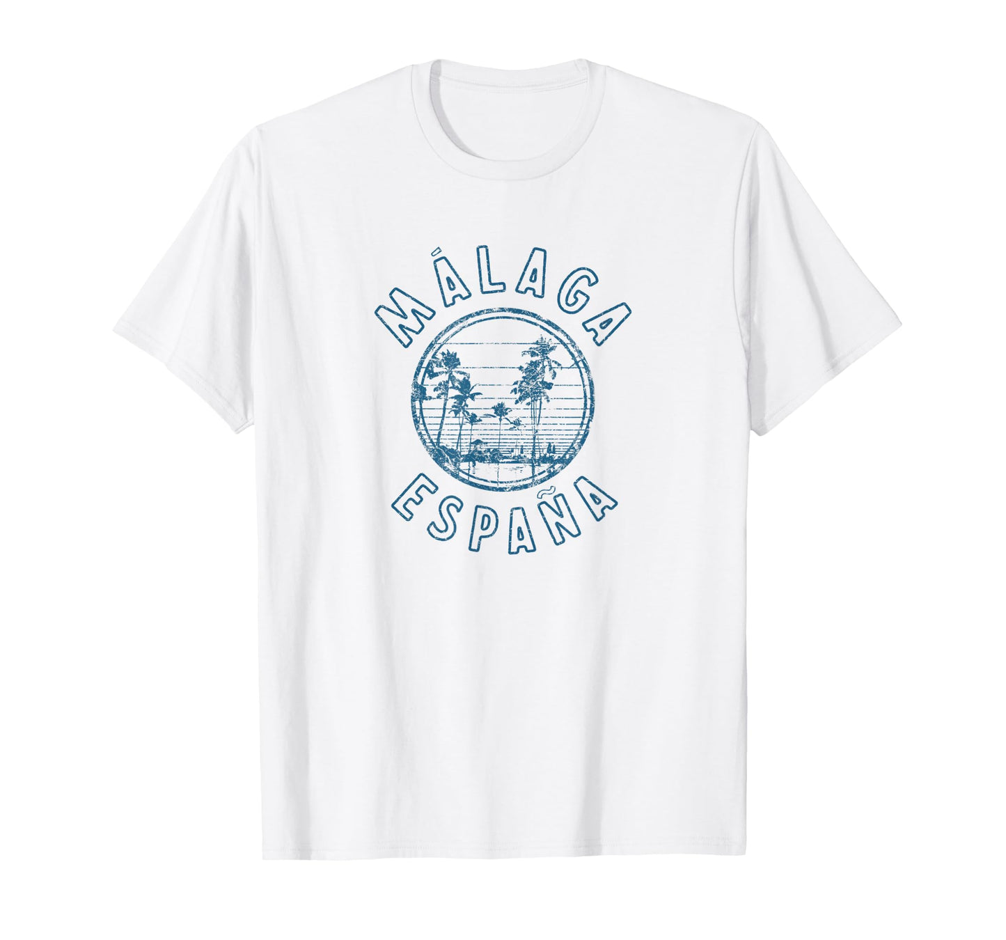 Spain Malaga Retro Vintage T-Shirt