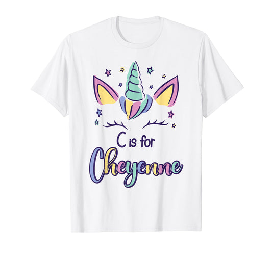 First Name Cheyenne Personalized C Is For Cheyenne T-Shirt