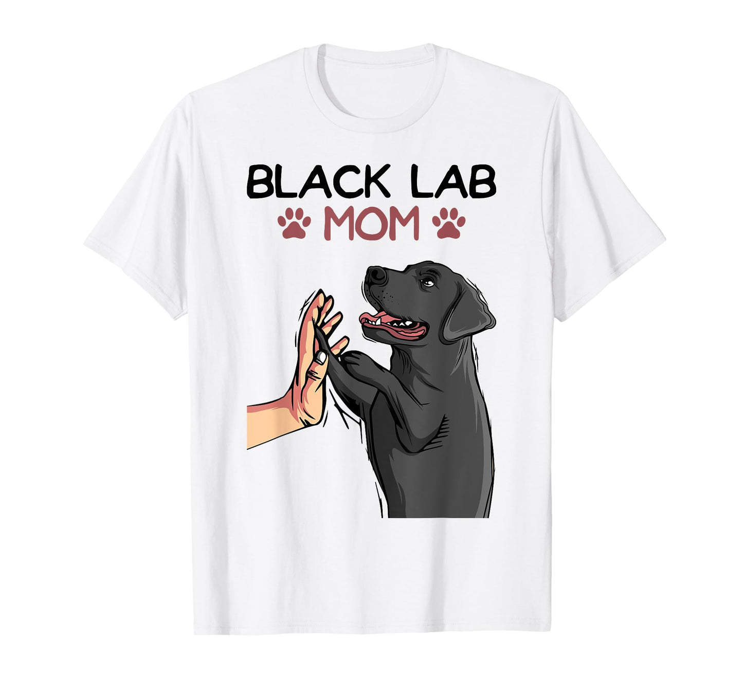 Black Lab Mom Labrador Retriever Women T-Shirt
